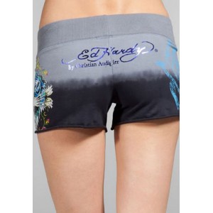 Women's Ed Hardy Shorts Grey s001 sale