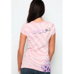 Women's Ed Hardy Peace Cross Specialty Tee