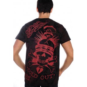 Men's Ed Hardy Sold Out Skull Specialty Tee