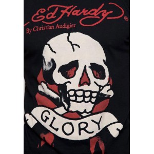 Men's Ed Hardy Skull Glory Basic Tee black