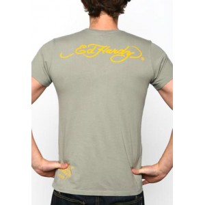 Men's Ed Hardy Death Or Glory Basic Tee olive